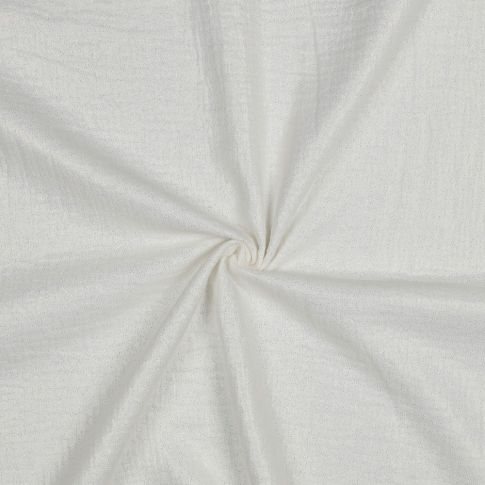 Shimmer Double Gauze - Off White Col. 49