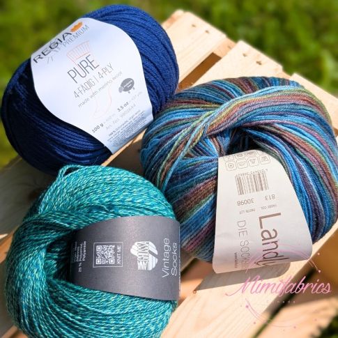 Summer Sock Knitting Bundle 2025 (Blue/Green)