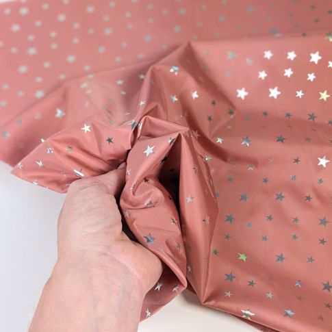 BOLT END - 250 CM - Foil Star - Water repellent - Pink