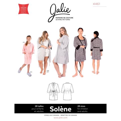 SOLÈNE Lounge robe -  JALIE SEWING PATTERN 4461