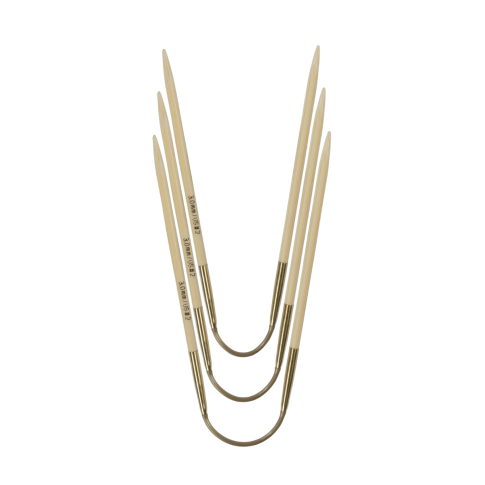 addiCraSyTrio Bamboo Short - 3 Flexible double pointed needles - Size 2.5mm - MADE IN GERMANY