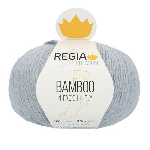 REGIA 4-Ply BAMBOO 100g -  Grey Blue