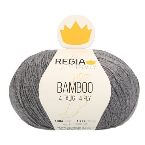 REGIA 4-Ply BAMBOO 100g -  Grey