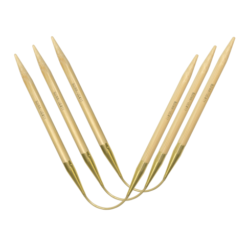 addiCraSyTrio Bamboo  Long  - 30cm  Flexible double pointed needles - Size 4.0mm - MADE IN GERMANY