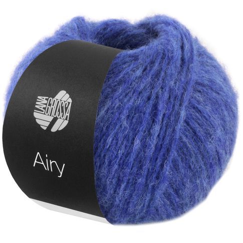 Airy Cotton Alpaca Chainette Yarn Blue  Col. 002 - 50g by Lana Grossa 