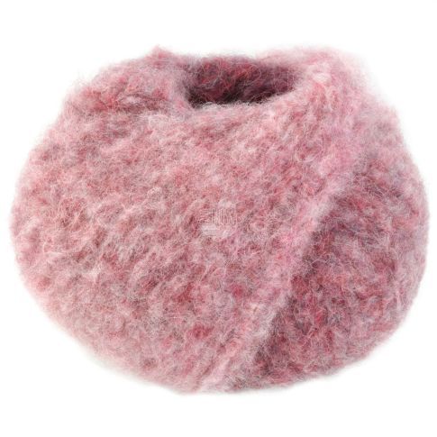 Avio - Alpaca Yarn with Variegation - Pink/Red Col. 011 - 50g Skein by Lana Grossa