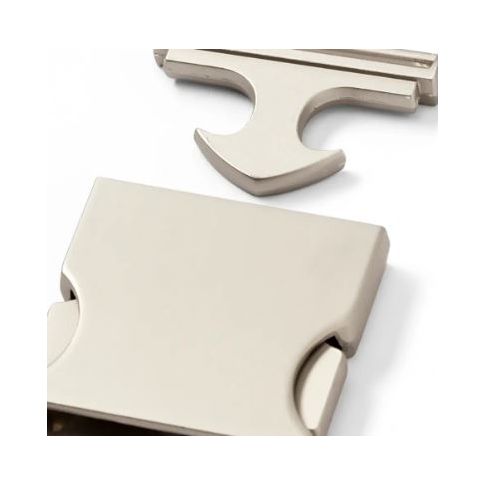 PRYM - Belt buckle, 40mm, silver-coloured, matte 416296