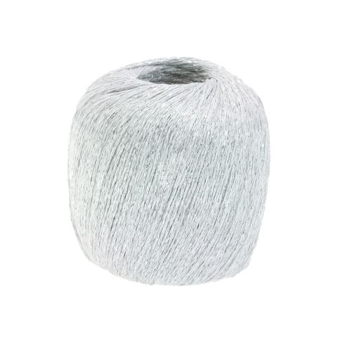 BRILLINO accent yarn - White/Silver Col. 10 25g Ball by Lana Grossa