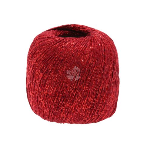 BRILLINO accent yarn - Red/Red Col. 17 25g Ball by Lana Grossa