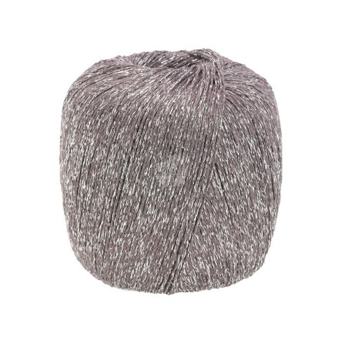 BRILLINO accent yarn - Taupe/Silver Col. 28 25g Ball by Lana Grossa