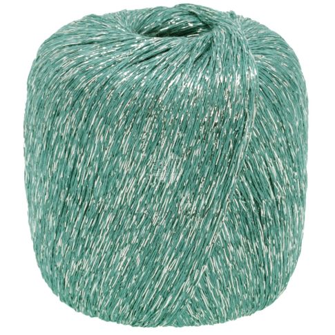 BRILLINO accent yarn - Turquoise/Silver Col. 36 25g Ball by Lana Grossa