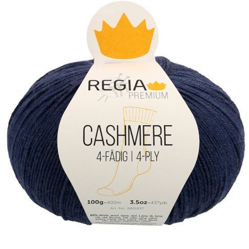 REGIA 4-Ply PREMIUM Cashmere 100g - Evening Blue