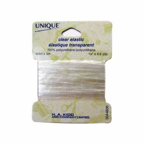 Clear Elastic 6mm
