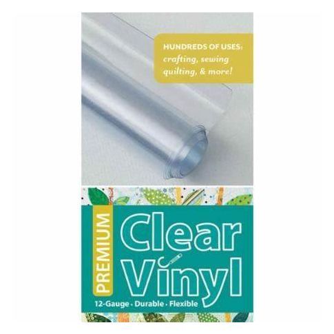 Clear Vinyl - 12 Gauge - 16" x 1.5 Yard Roll by C&T Publishing