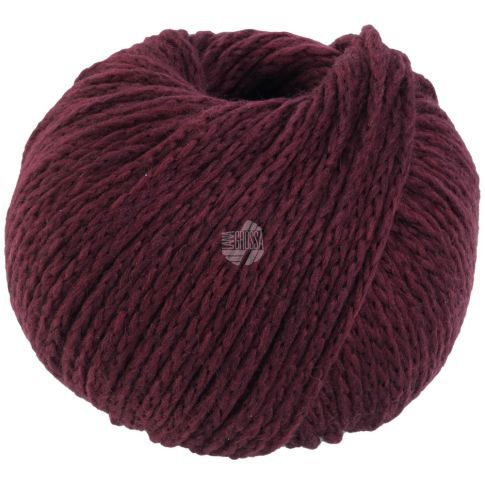 Cool Merino Big - Merino Chain Yarn - Burgundy Col.228 - 50g Skein  by Lana Grossa
