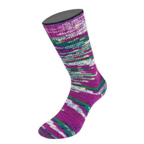 Cool Wool 4 Socks Print - Col. 7207 - 100g Skein 4ply Merino Sock Yarn by Lana Grossa