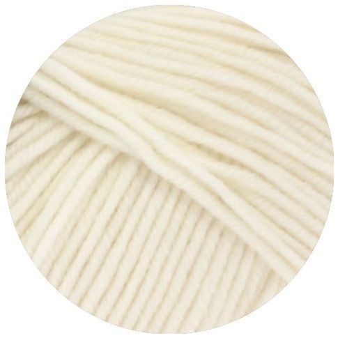 Cool Wool Big - Classic Merino Yarn - Natural White Col. 601 - 50g Skein by Lana Grossa