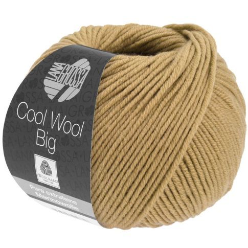 Cool Wool Big - Classic Merino Yarn - Camel Col. 1009 - 50g Skein by Lana Grossa