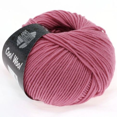 Cool Wool Superfine - Classic Merino Yarn - Erika Pink Col. 2011- 50g Skein by Lana Grossa