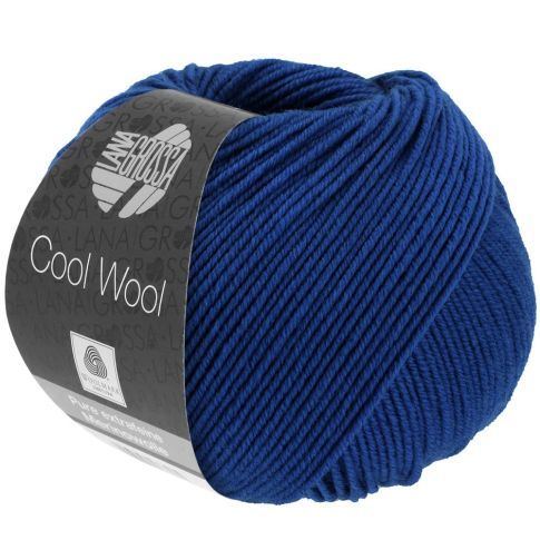 Cool Wool Superfine - Classic Merino Yarn - Marine Blue Col. 2099 - 50g Skein by Lana Grossa