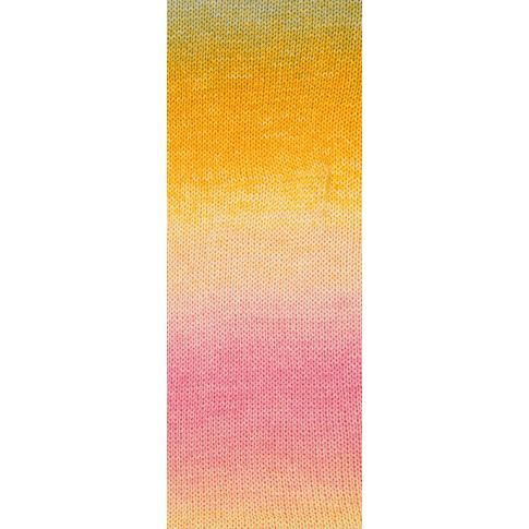 COTONELLA - Pima cotton yarn - Yellow/Pink/Green/Beige Col. 03 - 100g Skein by Lana Grossa