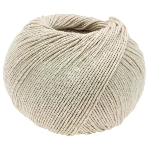 COTTON LOVE - ccable plied organic cotton yarn - 50g Col.18 sand by Lana Grossa