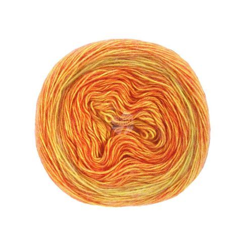 Ecopuno  - Degrade -  Orange/Yellow Col.403 - 100g Skein by Lana Grossa