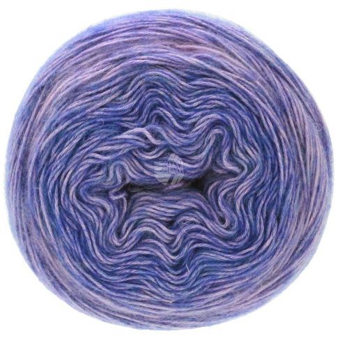 Ecopuno  - Degrade -  Blue/Purple  Col.411 - 100g Skein by Lana Grossa