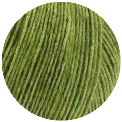 Ecopuno - Cotton, Merino, Baby Alpaca Yarn - Apple Green Col.02 - 50g Skein by Lana Grossa