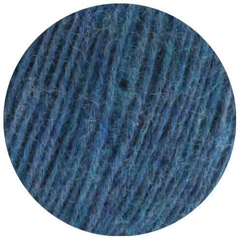 Ecopuno - Cotton, Merino, Baby Alpaca Yarn - Saphire Blue Col.11 - 50g Skein by Lana Grossa