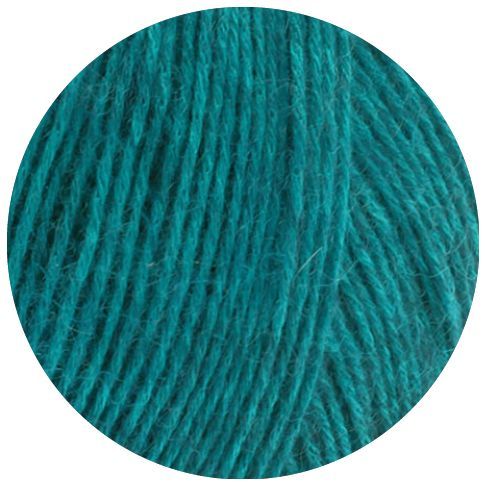 Ecopuno - Cotton, Merino, Baby Alpaca Yarn - Petrol Col.12 - 50g Skein by Lana Grossa