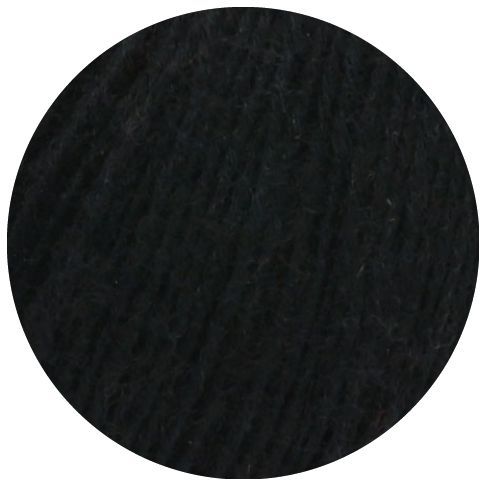 Ecopuno - Cotton, Merino, Baby Alpaca Yarn - Black Col.16 - 50g Skein by Lana Grossa