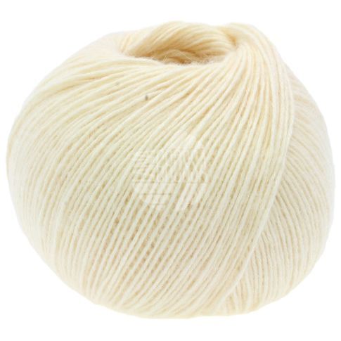Ecopuno - Cotton, Merino, Baby Alpaca Yarn - Ecru Col.46 - 50g Skein by Lana Grossa