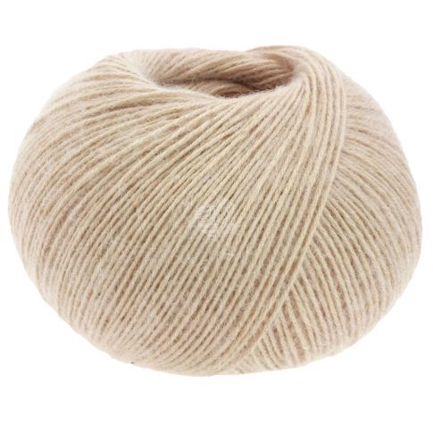 Ecopuno - Cotton, Merino, Baby Alpaca Yarn - Sandy Beige Col.64 - 50g Skein by Lana Grossa