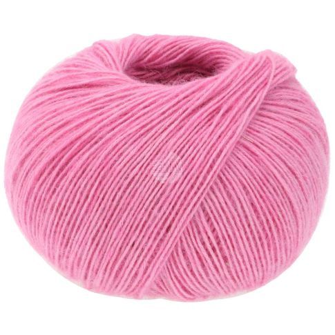 Ecopuno  - Solid - Geranium Pink Col.82 - 50g Skein by Lana Grossa