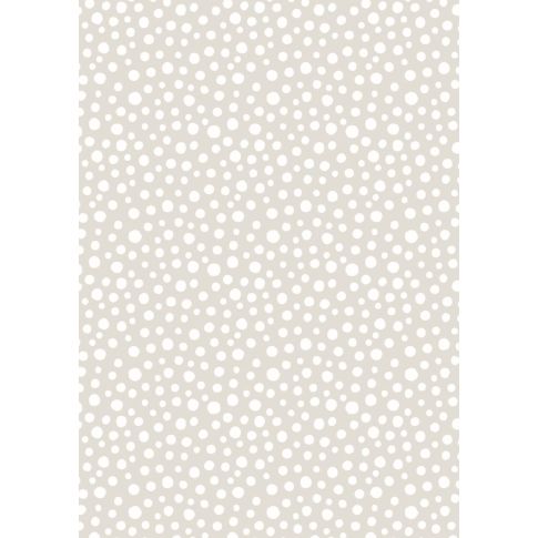 BOLT END - 240 CM - Snow Fall on Dark Creme Flannel by Lewis & Irene