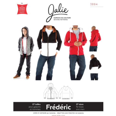 FRÉDÉRIC Hoodie by Jalie #3884