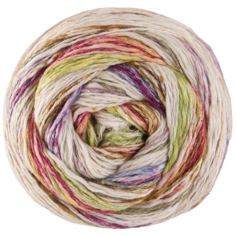 GOMITOLO "Hippie" Col. 3034 Textured Cotton/Hemp/Linen Yarn - 100g Skein by Lana Grossa
