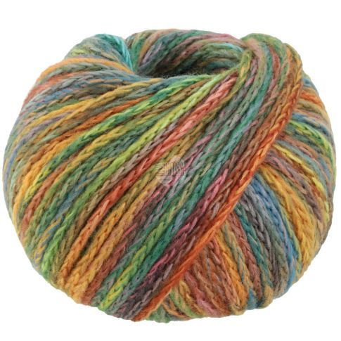 Cool Merino Big Color - Maroon/Tel/Olive/Pink Col. 404 - 50g Skein by Lana Grossa