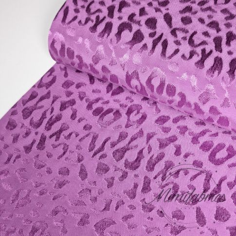 Viscose Dobby Leopard - Orchid