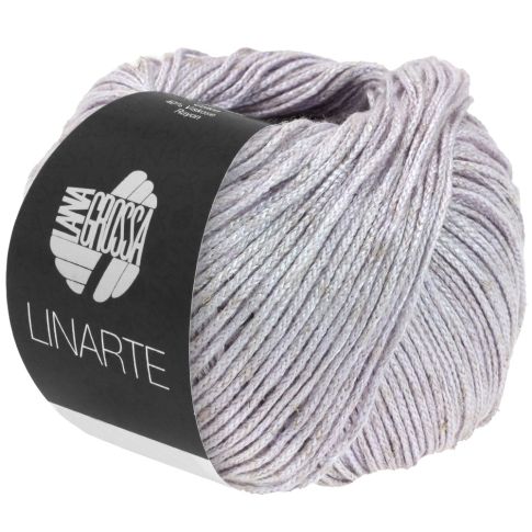 LINARTE -Modern Cotton/Linen Yarn - Pale Lilac Col. 317 - 50g Skein by Lana Grossa