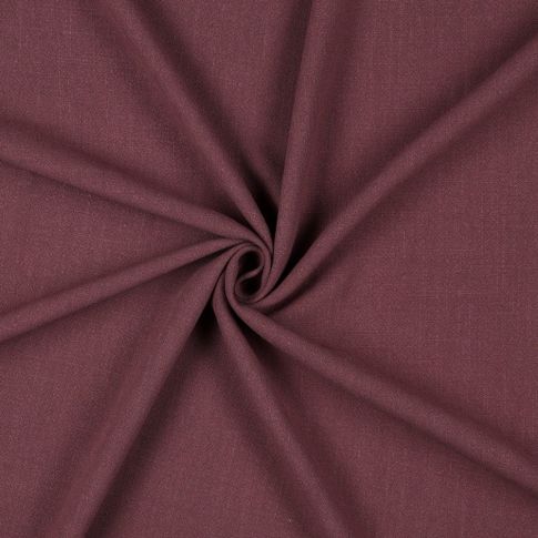 BOLT END - 225 CM - Linen Viscose Blend Textured Woven - Mauve col.32