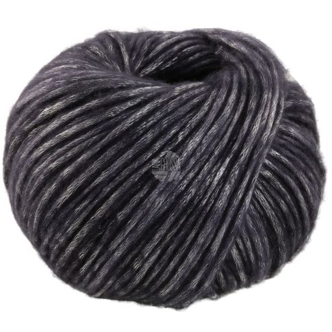 LUCIDA - Viscose/Merino Yarn in Dark Grey Col. 005 - 50g Skein by Lana Grossa