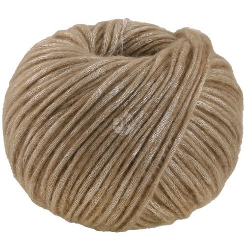 LUCIDA - Viscose/Merino Yarn in Beige Col. 008 - 50g Skein by Lana Grossa