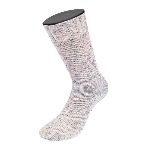 Meilenweit 100 Cotone Vegano Risotto - Grey/Pink/Lavender Col. 1501 - 100g Skein 4ply Sock Yarn by Lana Grossa