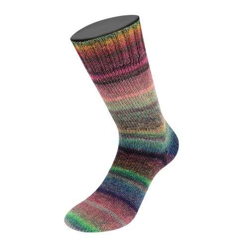 MEILENWEIT 100 "Rainbow"  Col. 6409 - 100g Gradient Sock Yarn by Lana Grossa 