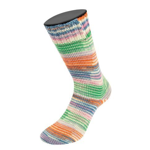 Meilenweit 100 Seta "ASIA" Col. 3173 - 100g Skein 4ply Self Patterning Sock Yarn by Lana Grossa