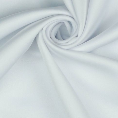 BOLT END - 100 CM - Royal Micro Satin - Poly Woven - White 