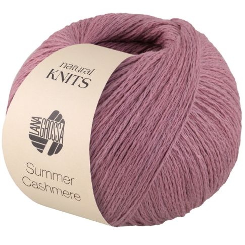 SUMMER CASHMERE chainette yarn - Dusted Purple Col. 07 -  50g Ball by Lana Grossa