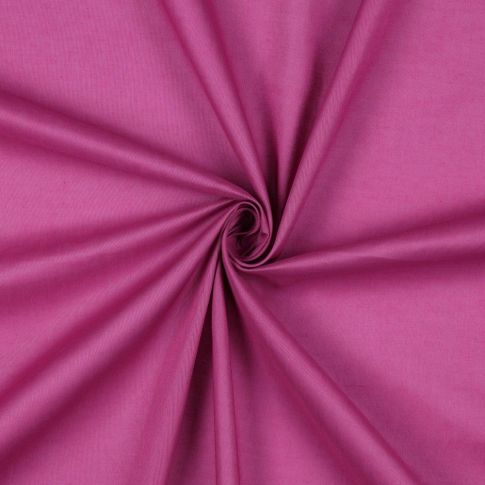 BOLT END - 175 CM - Solid Cotton Voile  -  100% Organic Cotton - Violet col.57